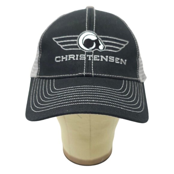 Christensen Arms Ram Mesh Strapback Cap Wordmark Gradient Trucker Baseball Hat - Picture 14 of 14
